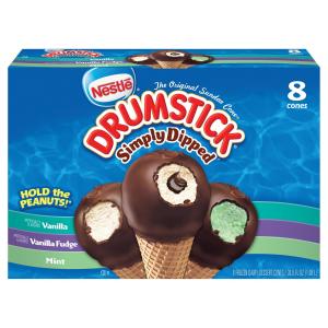 Drumstick - Simply Dipped Variety Cone 8ct