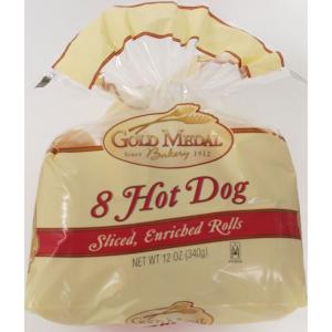 Gold Medal - Hot Dog Rolls 8pk