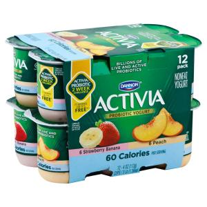Activia - Lght Strawberry Banana Peach Y
