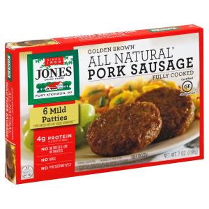 Jones - Pork Patties Golden Brown