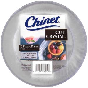 Chinet - Cut Crystal 7 Plate