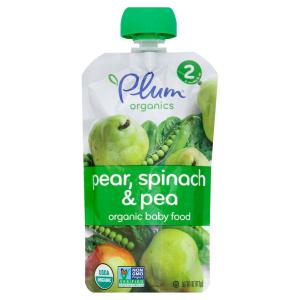Plum Organics - Blends Spinach Peas Pears
