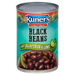 Kuner's - Bean Black W Jalapeno