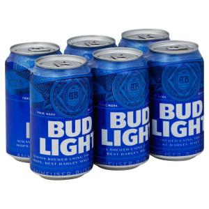 Bud Light - Beer lt Cans 6pk