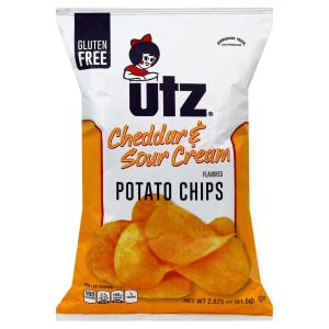 Utz Original No Salt Added Potato Chips - Family Size - 14ct