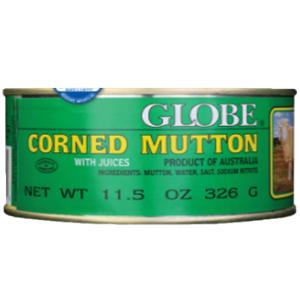 Globe - Corned Mutton Halal Round Tin
