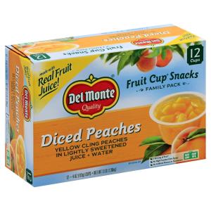 Del Monte - Diced Peaches in ls Fam pk