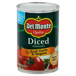 Del Monte - Diced Tomatoes Basil Garlic