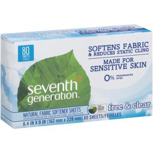 Seventh Generation - Fabric Softener Sheets Free Clear