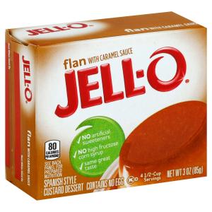 jell-o - Flan Custard Dessert