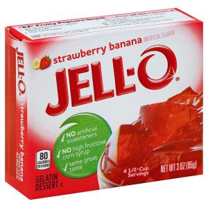 jell-o - Gelatin Strawberry Banana