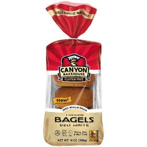 Canyon Bakehouse - Gluten Free Whole Grain pre-sliced Bagel