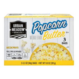 Urban Meadow - Microwave Butter Flavor Popcorn
