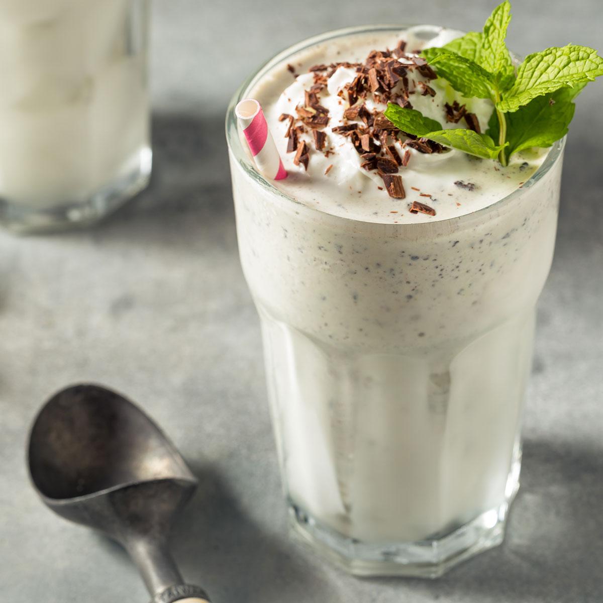 Mint Chip Milkshake - Stone Ridge Creamery