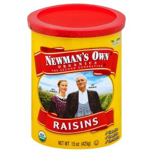 newman's Own - Org Raisins Canister