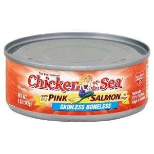 Chicken of the Sea - Pink Salmon Skinless Bnls