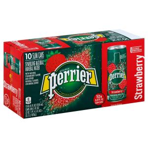 Perrier - Slim Can Strawberry 10pk