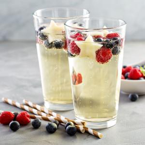 Sparkling Red, White & Blue Sangria - Urban Meadow® Sparkling Red, White & Blue Sangria - Urban Meadow®