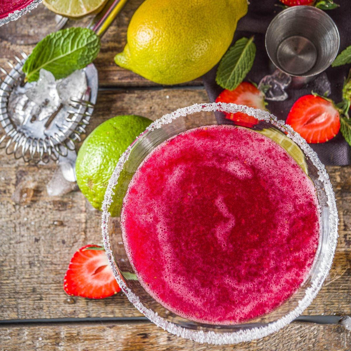 Strawberry Lemon Lime Margaritas - Urban Meadow®