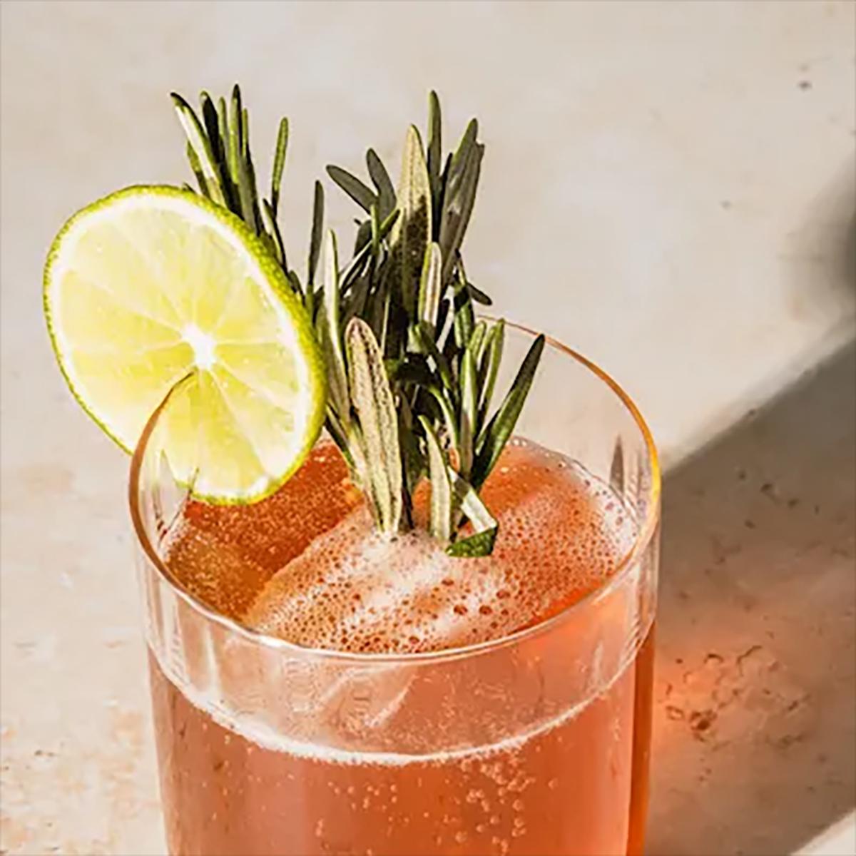 Tangerine Temptation Mocktail - Topo Chico